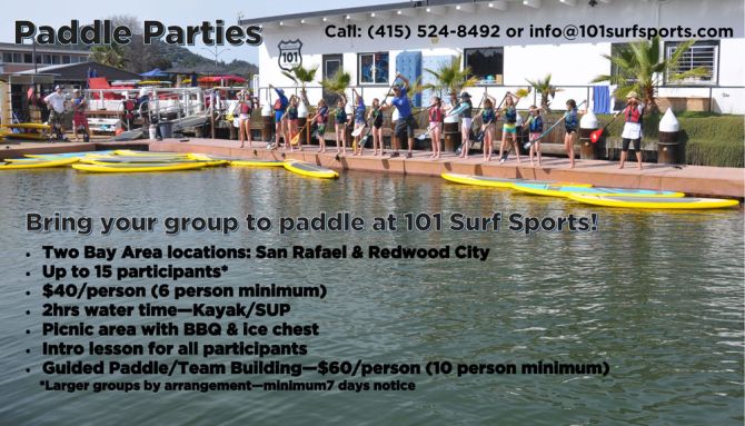 Stand Up Paddleboard and Kayak Party