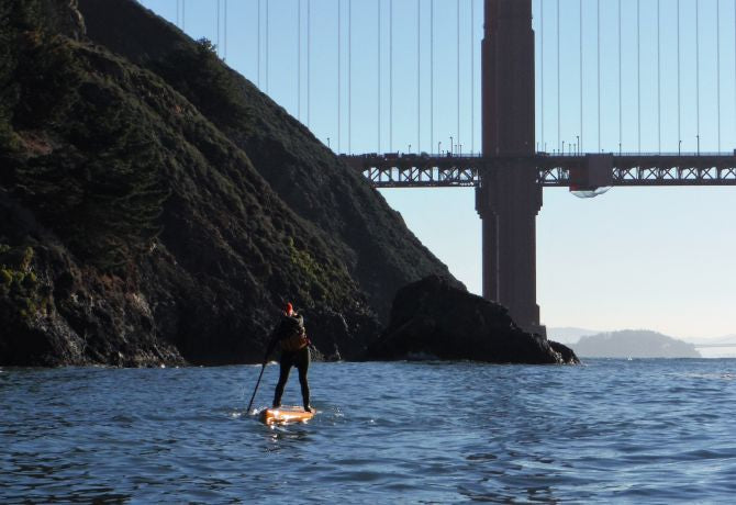 SUP The Gate' - Stand Up Paddling under the Golden Gate Bridge