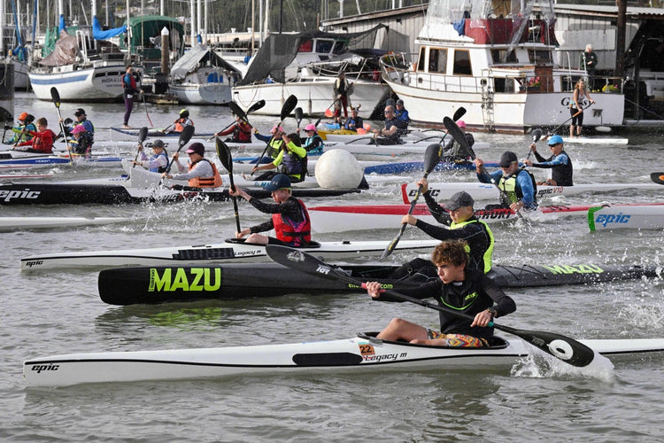 Surfski Race on San Francisco bay