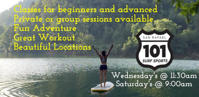 Welcome Cara Edwards - New SUP Yoga Classes at 101 Surf Sports