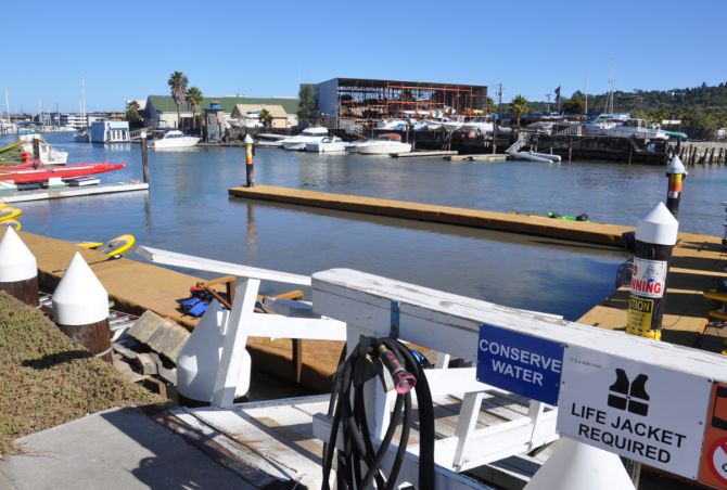 carpeted dock at 101 Surf Sports