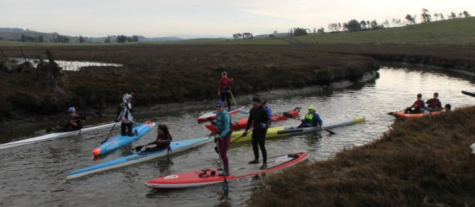 One Tough Mudder At 27th Annual Cow Patty Paddle Race