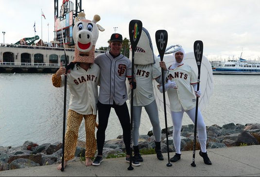 Giants Stand Up Paddleboard Racing on San Francisco Bay