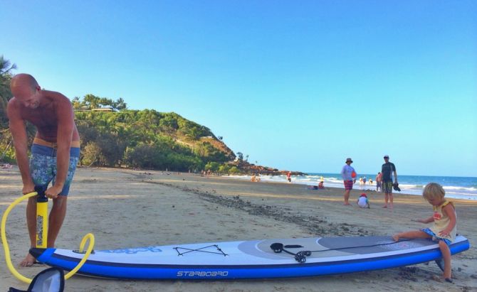 inflatable stand up paddleboard from Starboard