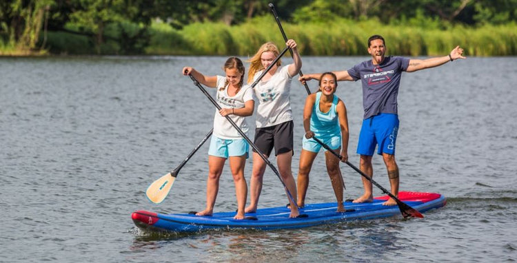 Inflatable Stand Up paddleboards for more than one person!