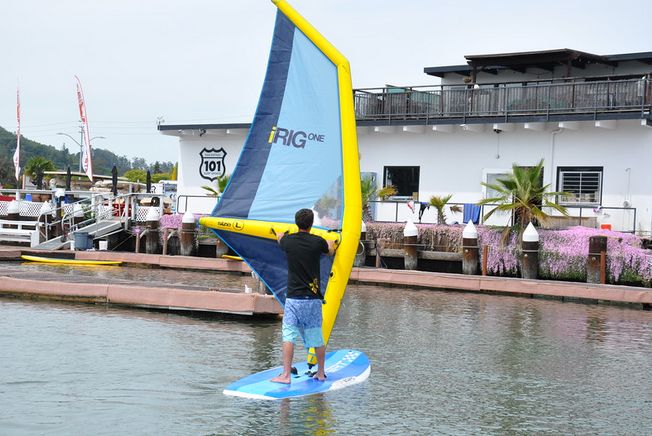 Lightest windsurfing rig ever!