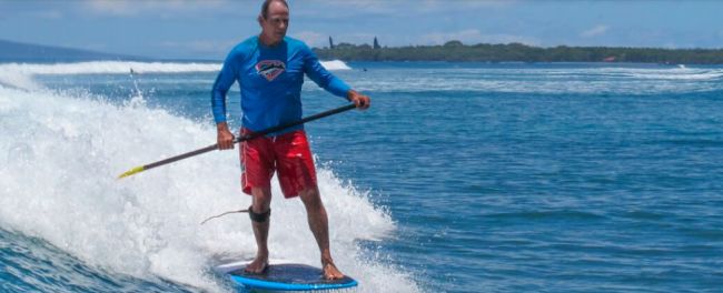 jimmy lewis rides his favorite board - the black and blue