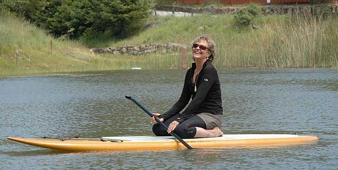 Stand Up Paddleboard Yoga With Katie