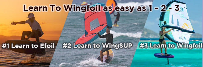 Learn Wingfoiling It's As Easy As 1,2,3