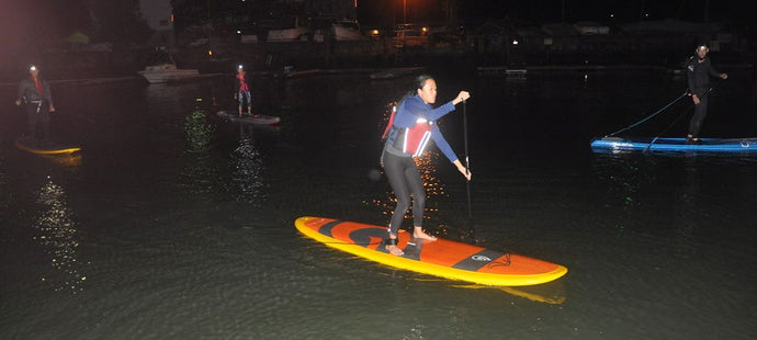 Gorgeous Night For A Stand Up Paddle Under The Moonlight Of San Francisco Bay