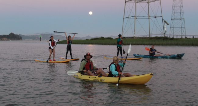 Paddle Under The Strawberry Moon in June