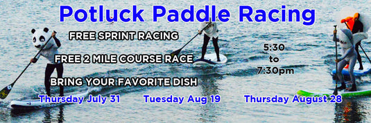 potluck paddle race in san rafael paddleboarding