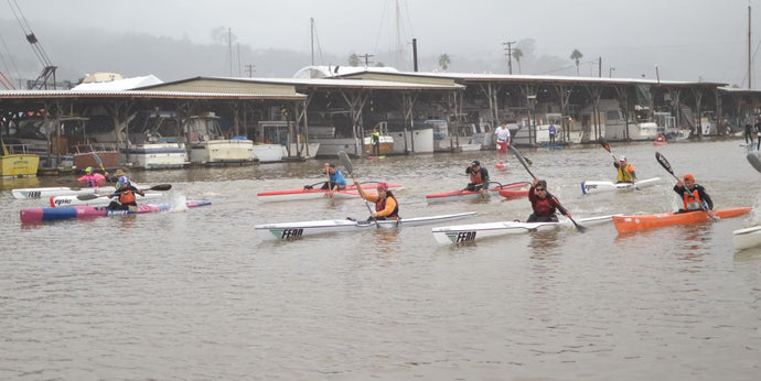 Rain Goes Away Paddle Racers Have A Great Day