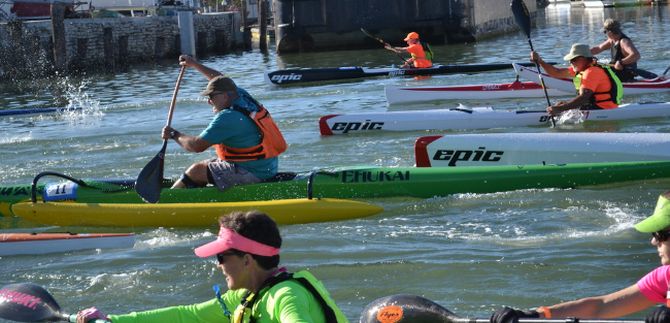 Spectacular Weather Blesses Paddle Racers