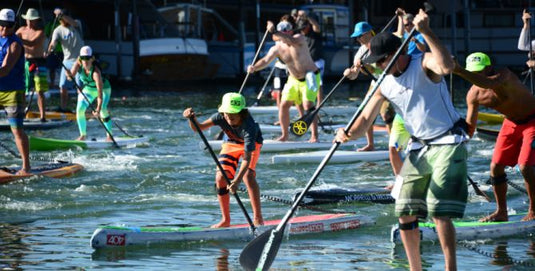 Paddleboard Racing on San Francisco Bay