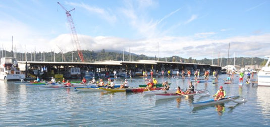 Paddle Racing on San Francisco Bay