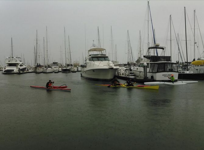 Paddle Racers Hitch A Ride On The Pineapple Express