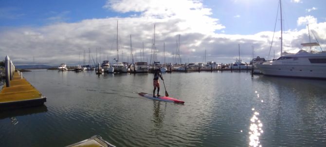 Snowy Mountains Frame Sun Dappled Skies At Paddle Race #3