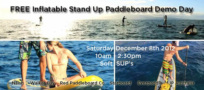 Free Inflatable Stand Up Paddleboard Demo Day