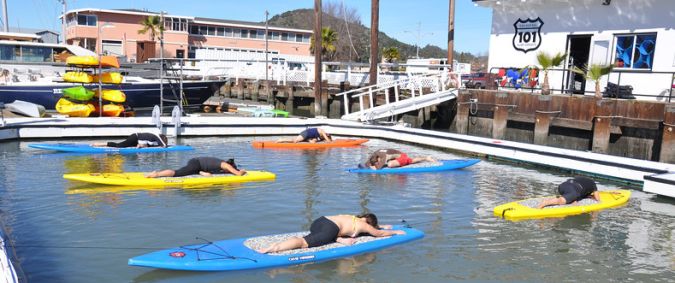 Stand Up Paddleboard Yoga San Rafael Marin County