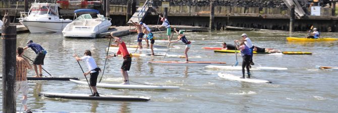 Stand Up Paddle Board Racing On Marin County's San Rafael Canal - Race #2 Full Report