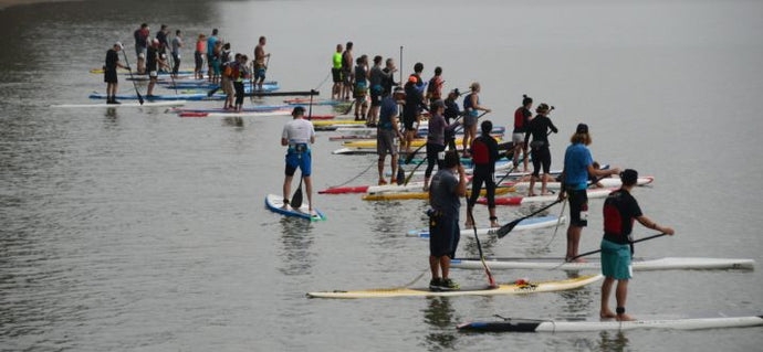 Rainbows And Surprise At Inaugural SUP Run Championships