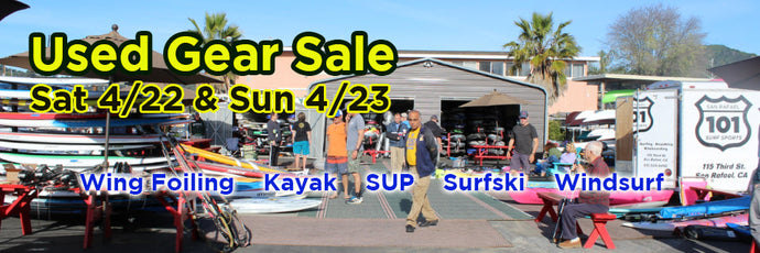 Spring Used Kayak SUP & Wing Foiling Sale