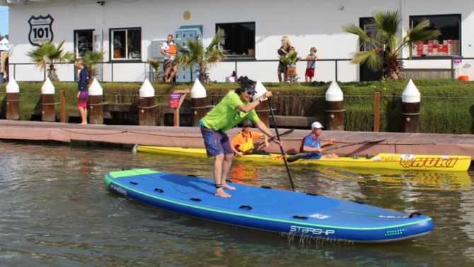 SUPsquatch or Supzilla whatever you call it its fun on water