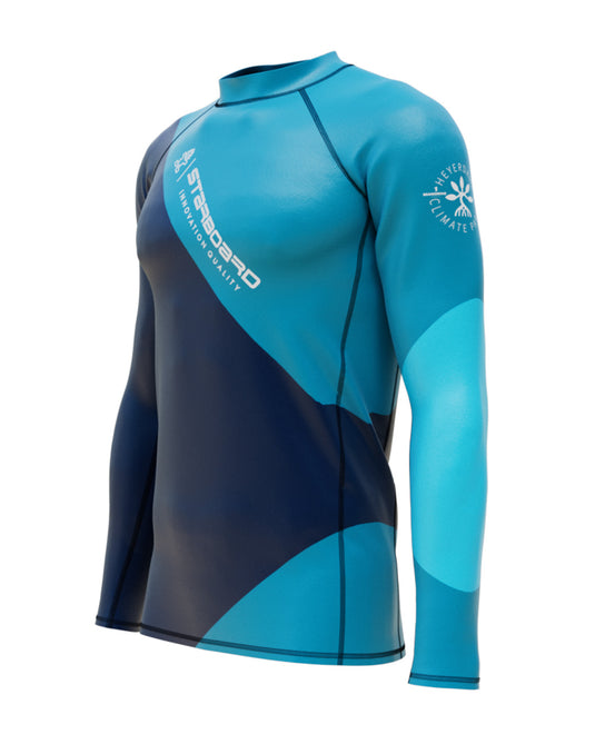 Starboard Men's Long Sleeve Lycra- Teal