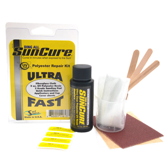 Ding All Sun Cure Polyester Fiberglass Repair Kit - 2 oz.