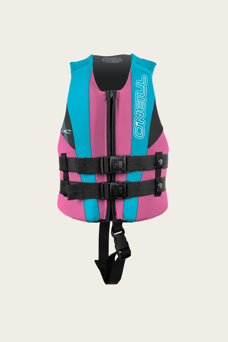Load image into Gallery viewer, O'Neill Child Reactor PFD (30- 50 lbs) USCG type 3 3795
