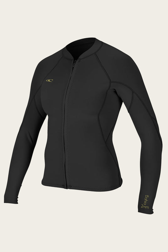 O'Neill Bahia Full Zip Jacket 1/1.5mm Glide Black 4933