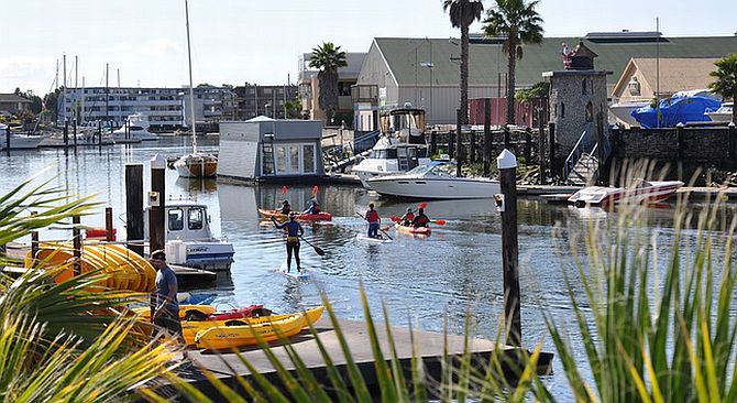 Earth day clean up on the san rafael canal