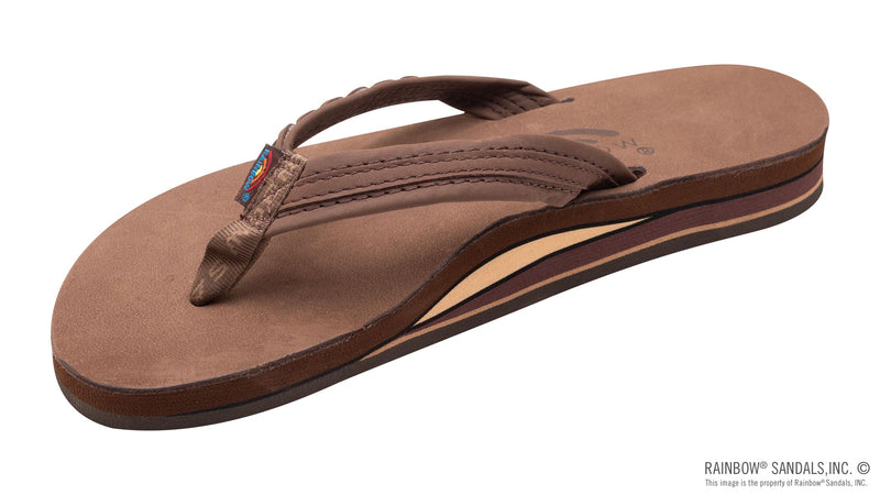 Load image into Gallery viewer, Rainbow The Madison Leather Ladies Sandals - 1/2 Braid
