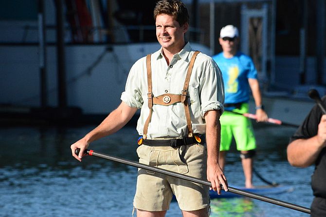 Paddle Race on San Rafael Creek