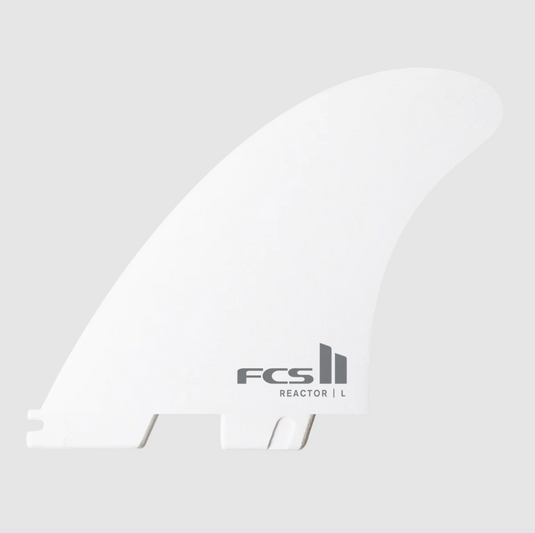 FCS II Reactor White Edition Tri Fin Set