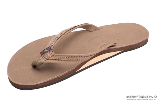 Rainbow The Madison Leather Ladies Sandals - 1/2 Braid
