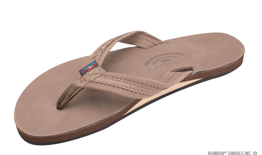 Rainbow The Madison Leather Ladies Sandals - 1/2 Braid