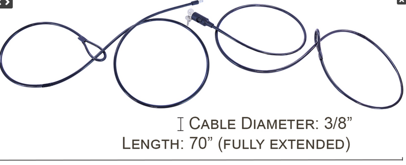 Load image into Gallery viewer, Lariat™ Universal Kayak/Canoe Cable Lock
