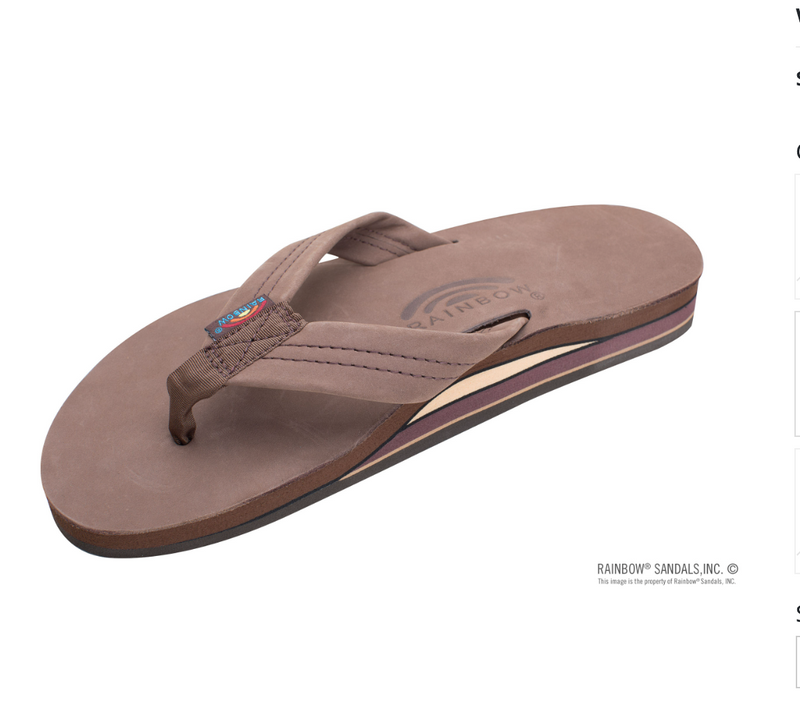 Load image into Gallery viewer, Rainbow Sandals Mens Premier Double Layer Leather Arch
