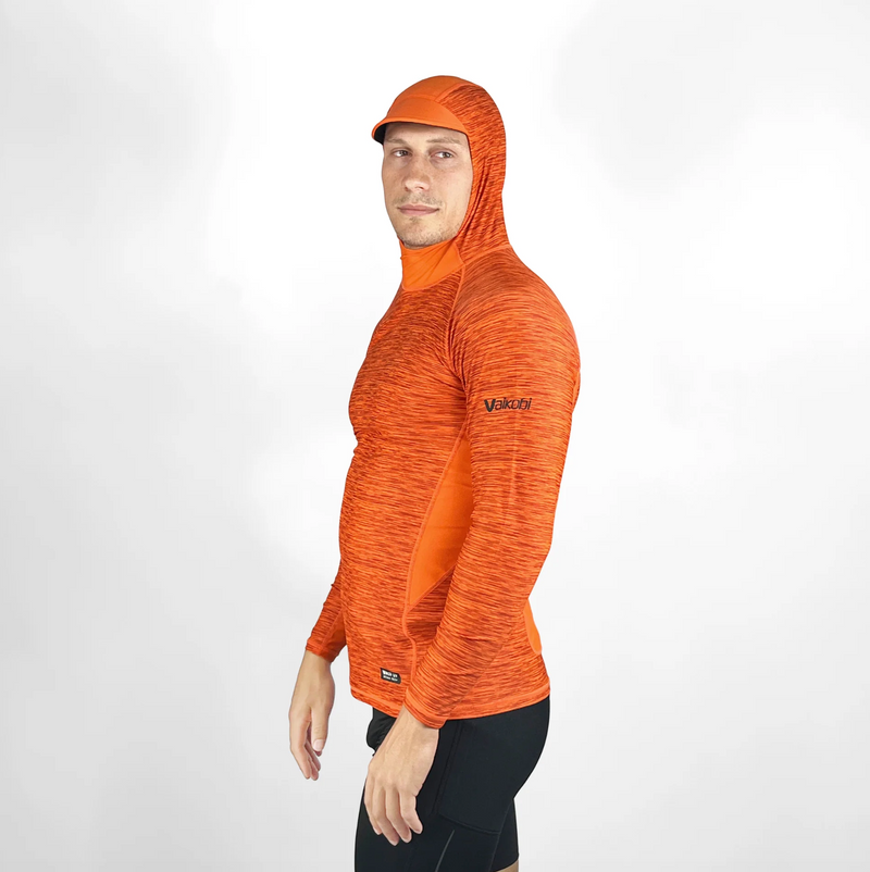 Load image into Gallery viewer, Vaikobi Hooded Spandex Rash Top - UV Long-sleeve

