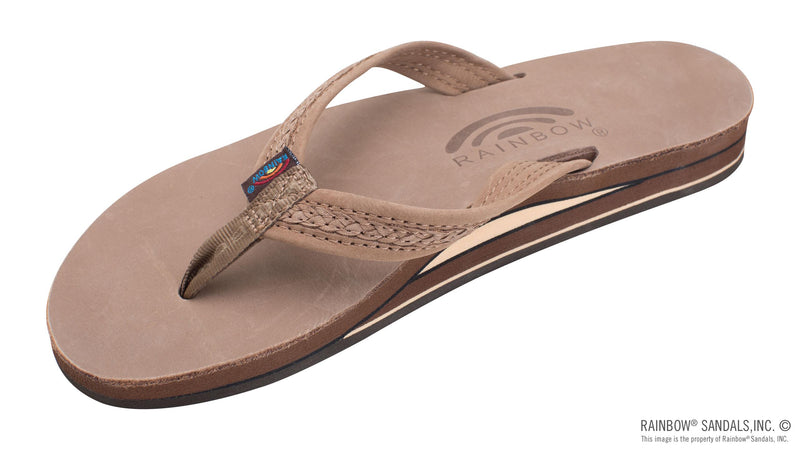 Load image into Gallery viewer, Rainbow Willow Double Layer Leather Ladies Sandals - Braided

