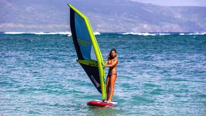 arrows inflatable windsurfing rig