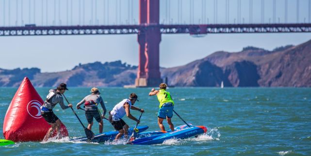 Battle of the Bay Stand Up Paddleboarding Race 2012