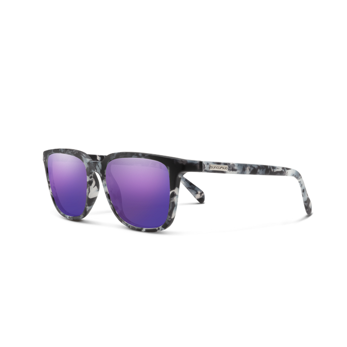 SunCloud Boundary Matte Tortoise Polar Purple Sunglasses