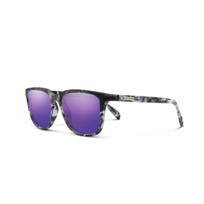 SunCloud Boundary Matte Tortoise Polar Purple Sunglasses
