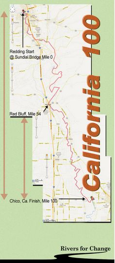 cal100 paddle race map