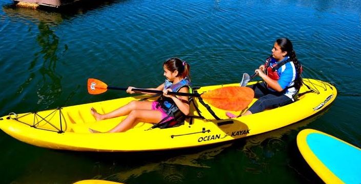 Kids love kayaking in san rafael!