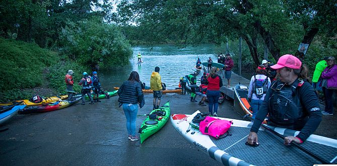 The California River Quest Starting line