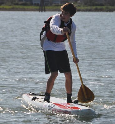 Culley Deisinger putting the hammer down and smiling while doing it!